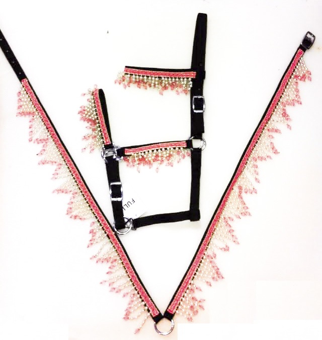Web Laced halter set
